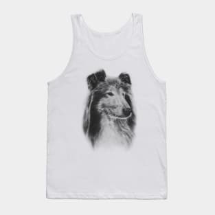 Rough Collie Dog Tank Top